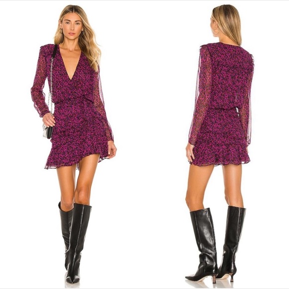 veronica beard anjali silk dress Veronica Beard Anjali Floral Mini Dress Silk Size 4